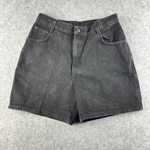 Vintage Gitano Jean Shorts Women 14 Faded Black High Rise Y2K Cotton Denim Jorts